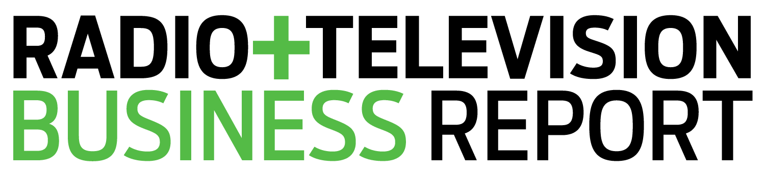 Radio-Television Business Report logo, green and black