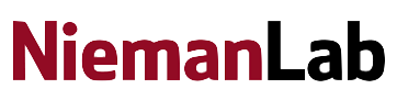 Nieman Lab logo, red and black