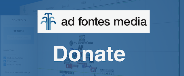 Donate graphic with blue background