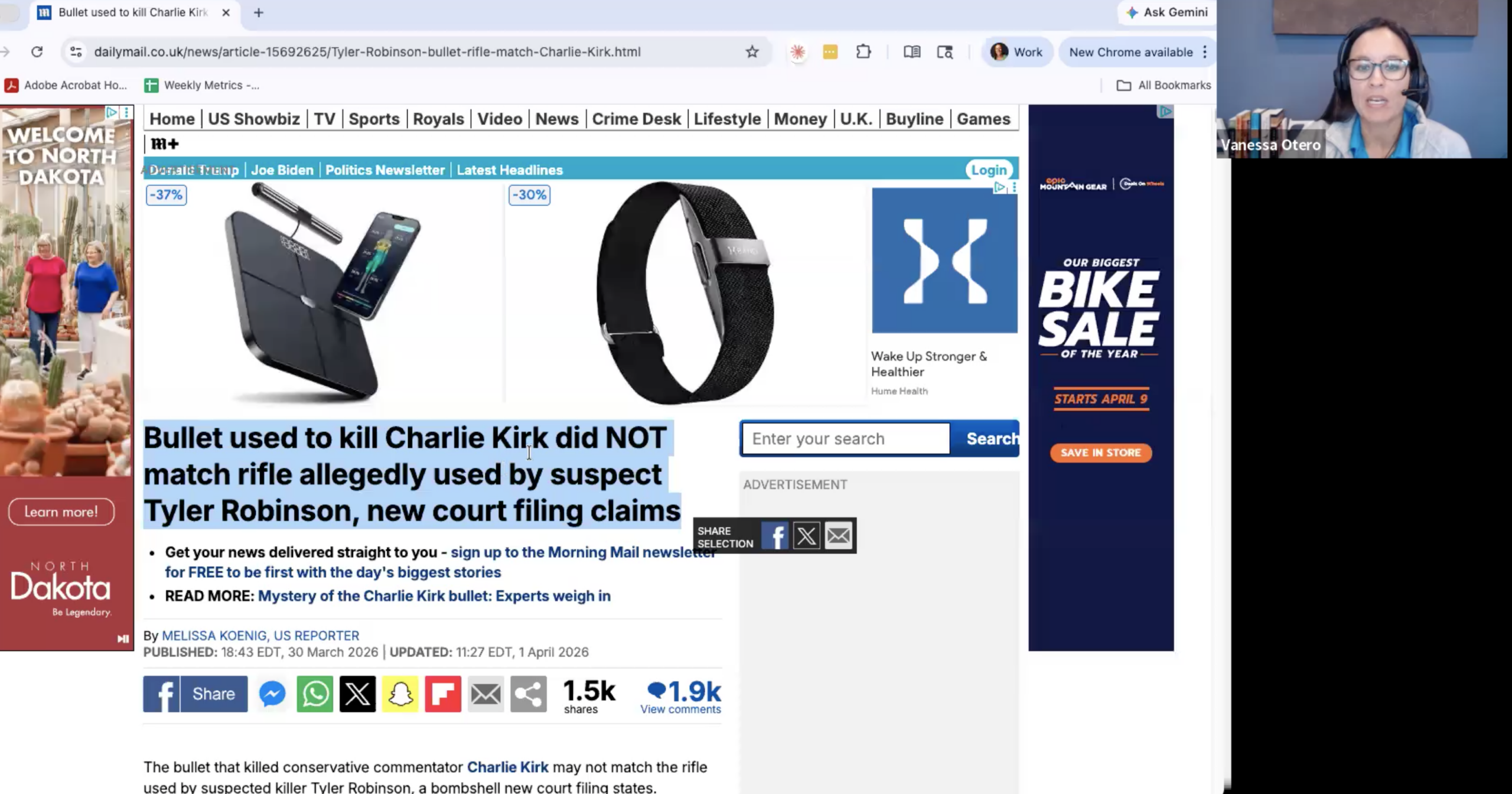 Join us to talk about how headlines can lead readers astray. Our third Navigating the News with Vanessa session is on Thursday, April 9